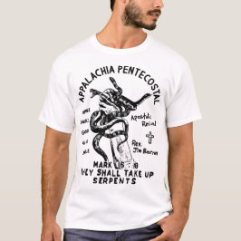 Snake Handling Church T Shirt Konstig Occult