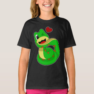 Snake Heart T Shirt