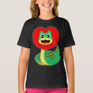 Snake Heart T Shirt