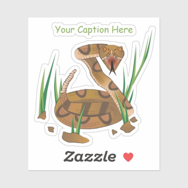 Snake in Grass Klistermärken (Ark)