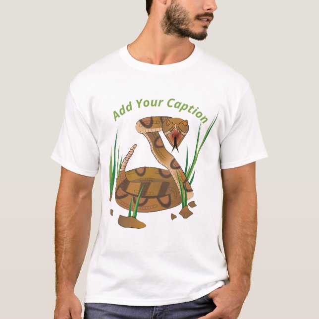 Snake in Grass T Shirt (Framsida)