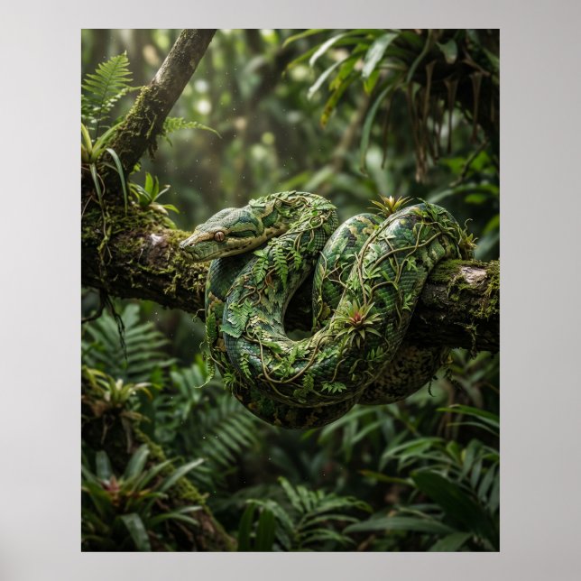 Snake Is Coming Shadow Path Poster (Framsidan)