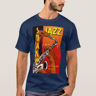 Snake Jazz Vintage T Shirt