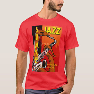Snake Jazz Vintage T Shirt