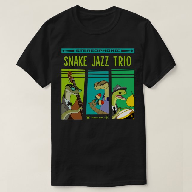 Snake Jazz vinyl T Shirt (Design framsida)