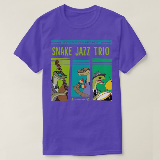 Snake Jazz vinyl  T Shirt (Design framsida)