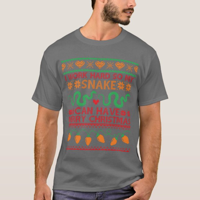 Snake-julpojke T Shirt (Framsida)