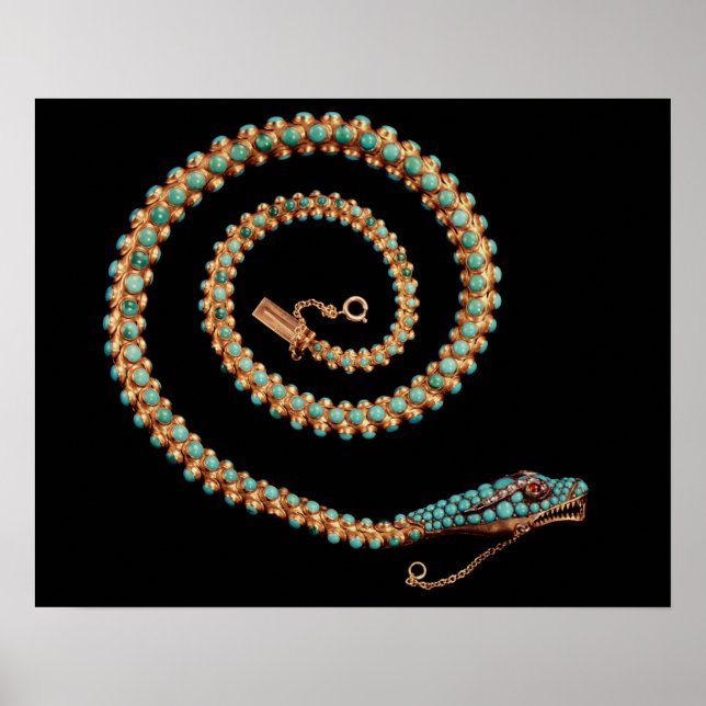 Snake necklace, 1844 poster (Framsidan)