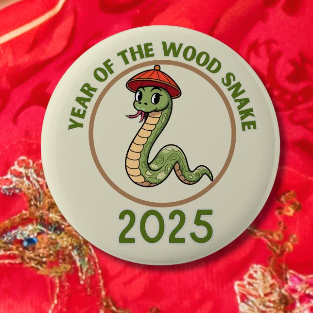 Snake New Year Chinese Lunar zodiac sign 2025 Knapp (Skapare uppladdad)