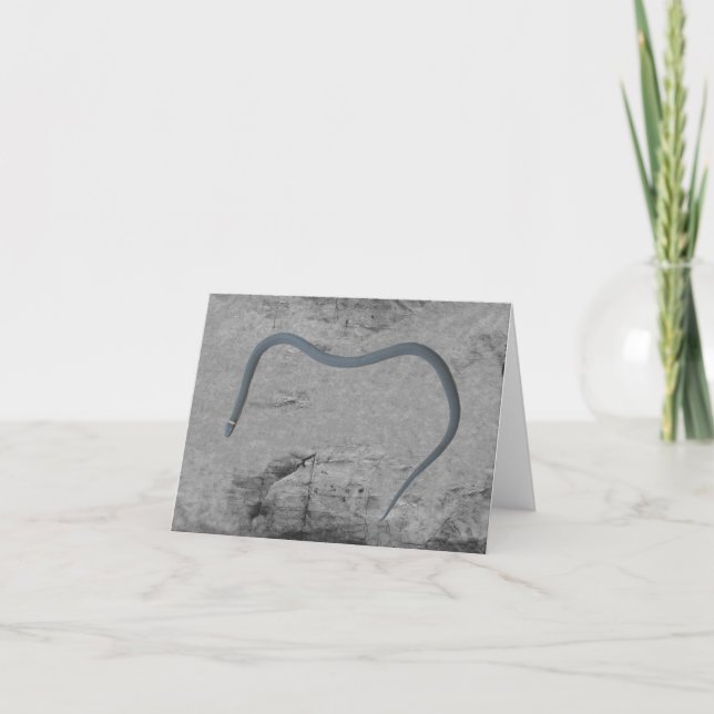Snake Note Card Kort (Framsida)