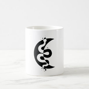 Snake och Måne Kaffemugg