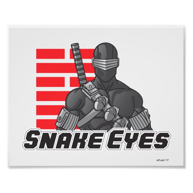 Snake Öga Fototryck (Framsidan)