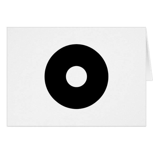 Snake öga hälsningskort (Framsidan Horizontal)