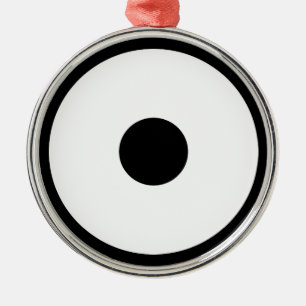 Snake öga julgransprydnad metall