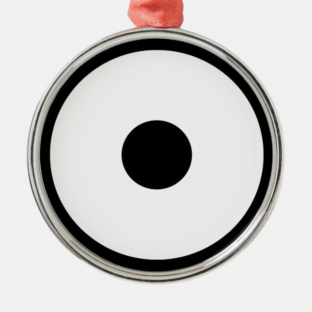 Snake öga julgransprydnad metall (Framsidan)
