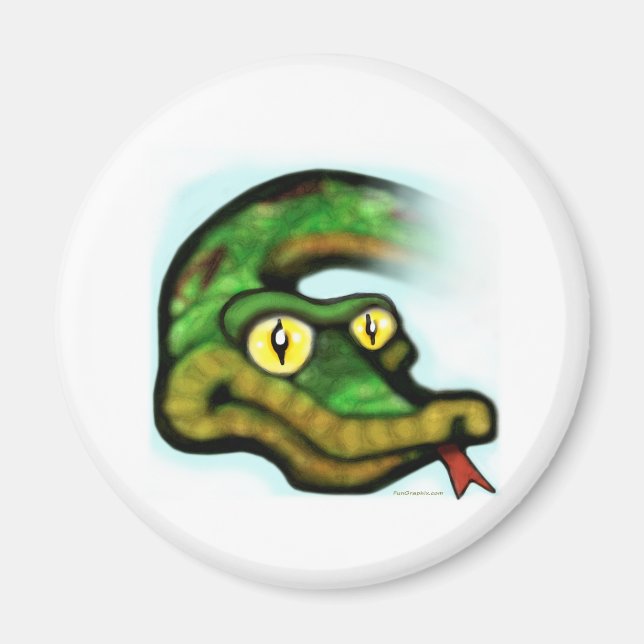 Snake Öga Magnet (Framsidan)