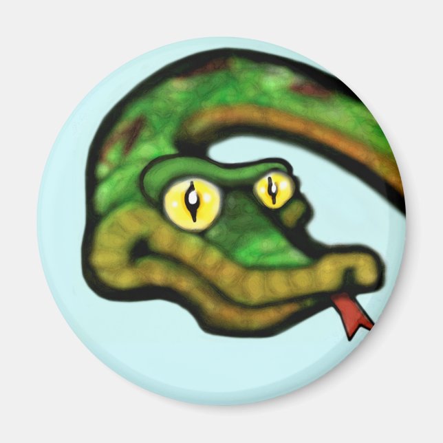 Snake Öga Magnet (Framsidan)
