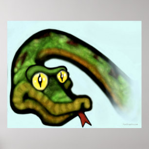 Snake Öga Poster