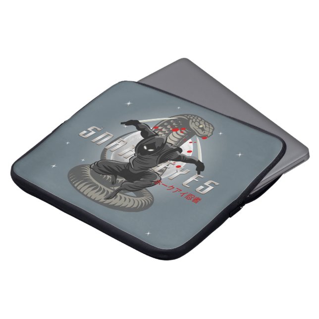 Snake Ögon Ninja | 15 tum Laptop Fodral (Framsida topp)