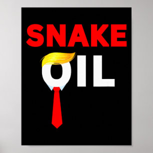 Snake Oil Roligt Anti-trump Kostym Halloween Chris Poster