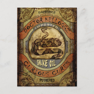 Snake Oil Vykort
