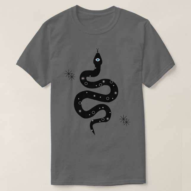 Snake onde öga t shirt (Design framsida)