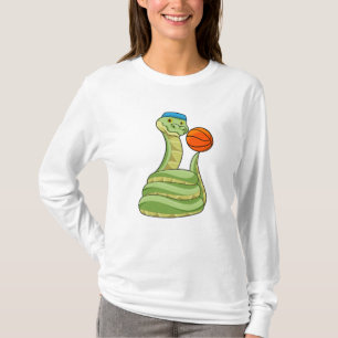 Snake på Basketball Sports T Shirt