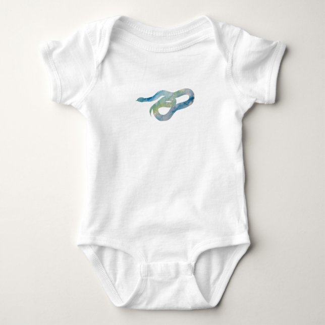 Snake Painting Baby Bodykostym T Shirt (Framsida)