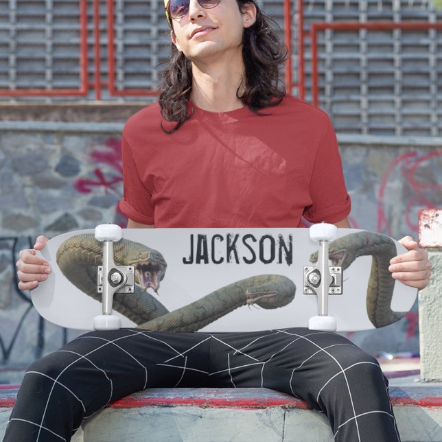 Snake Personlig Namn Hydra Monster Mini Skateboard Bräda 18,5 Cm (Skapare uppladdad)