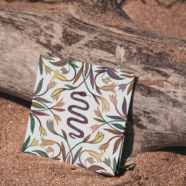 Snake Plant Astrology Yoga Healer Tarot Occult Fyrkantigt Visitkort