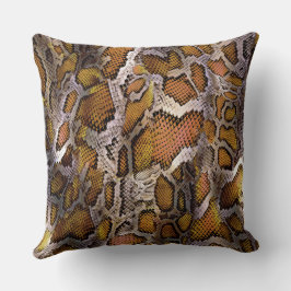 Snake Print Kudde