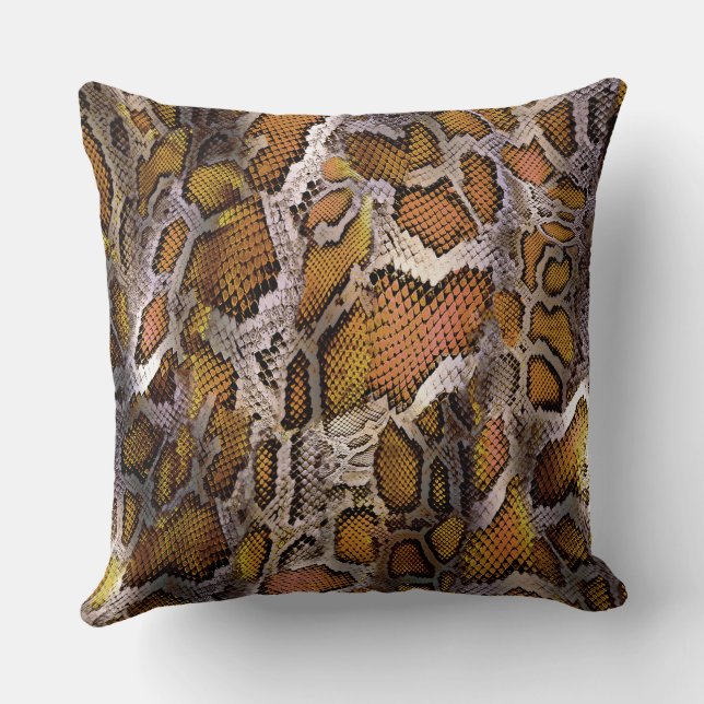 Snake Print Kudde (Baksida)