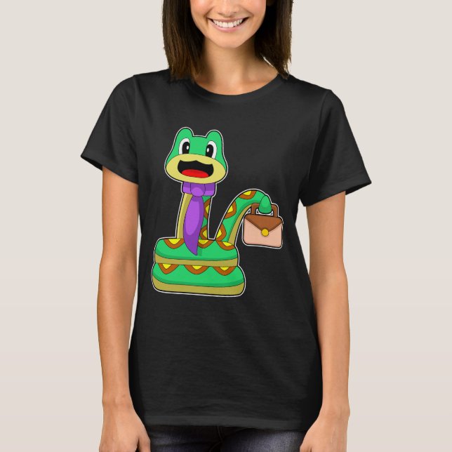 Snake Purse T Shirt (Framsida)