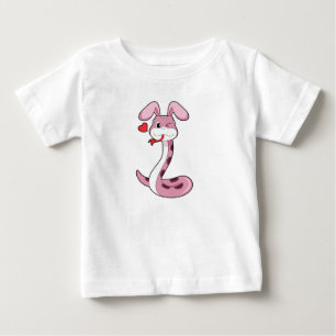 Snake Rabbit Heart T Shirt