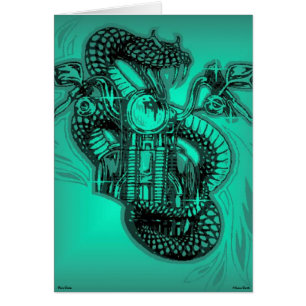 Snake Raider-kort Hälsningskort