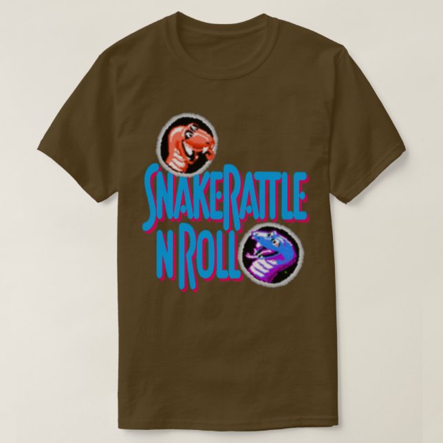 Snake Rattle N Roll T Shirt (Design framsida)