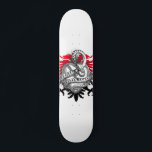Snake Red Black Mini Skateboard Bräda 18,5 Cm<br><div class="desc">Ett fet i ormen i ansikte ormfyren och griffin i rött och svart. Rik färg mot vit bakgrund. Ormen omger ett stenhjärta och griffin är bakgrunden.</div>