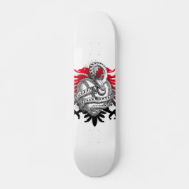 Snake Red Black Mini Skateboard Bräda 18,5 Cm