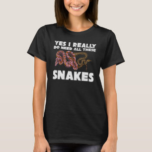 Snake Reptile Keeper Predator Animal Snake T Shirt