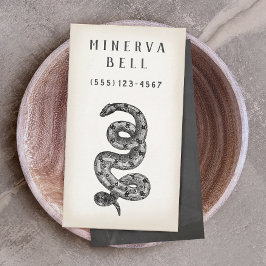 Snake Reptile-Telefonkort Visitkort