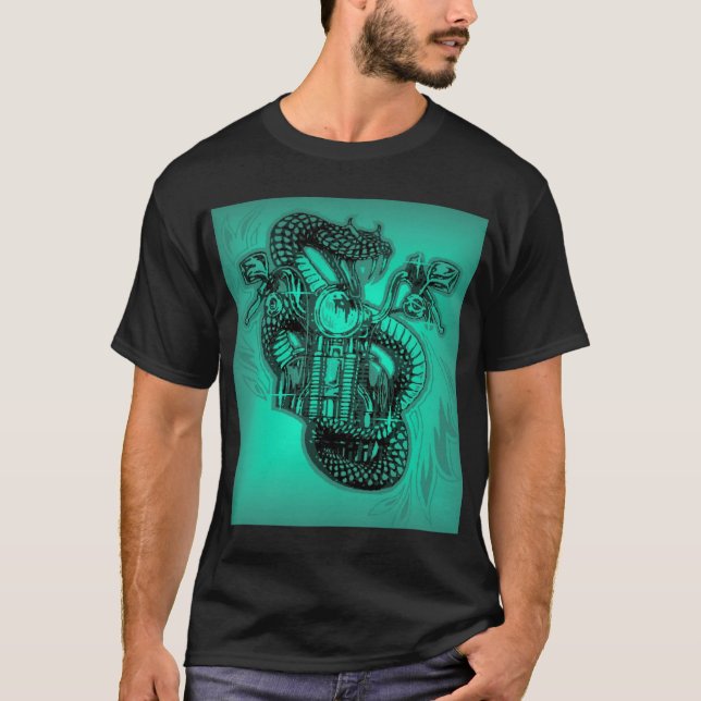 Snake Rider T-Shirt (Framsida)