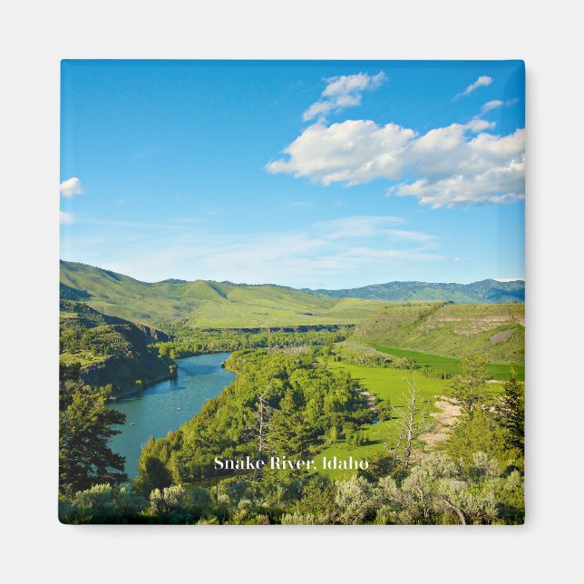 Snake River, Central Idaho Magnet (Framsidan)