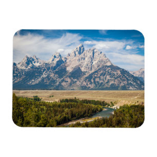 Snake River förbiser den storslagna Teton Magnet