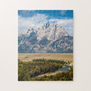 Snake River förbiser   den storslagna Teton Pussel