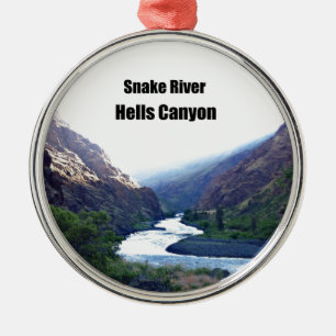 Snake RIver, Hells Canyon Julgransprydnad Metall