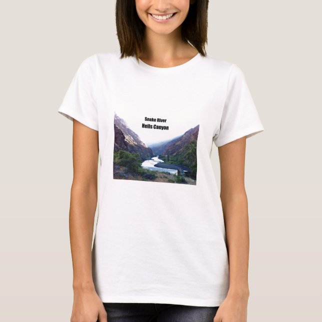 Snake RIver, Hells Canyon T Shirt (Framsida)