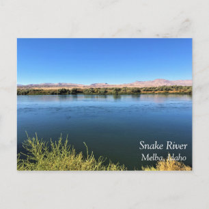 Snake River, Melba, Idaho Vykort