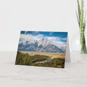 Snake River Overlook Grand Teton nationalpark Kort