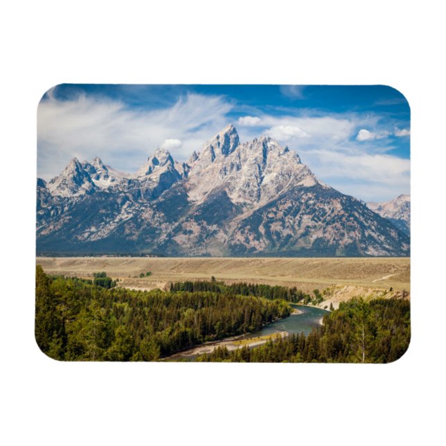 Snake River Overlook | Grand Teton nationalpark Magnet (Horisontell)