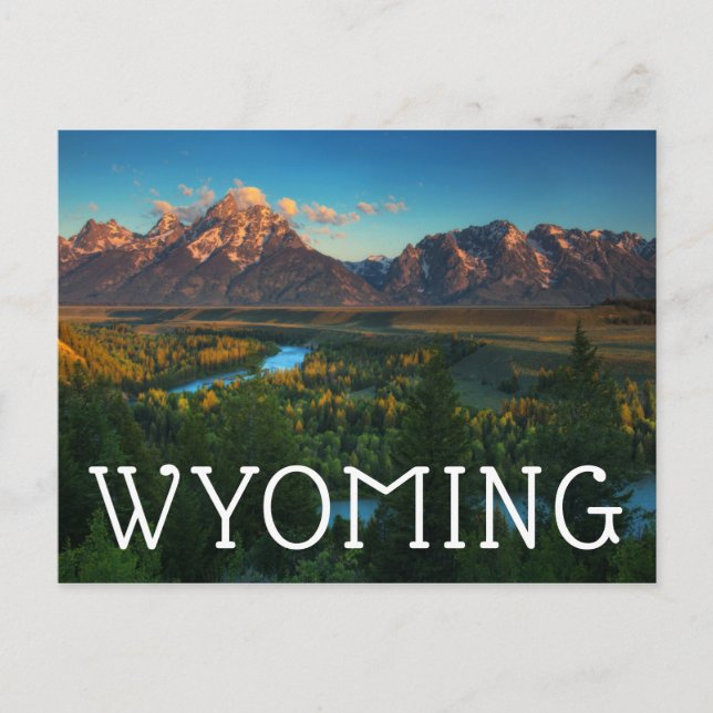 Snake River Overlook Vykort (Framsida)